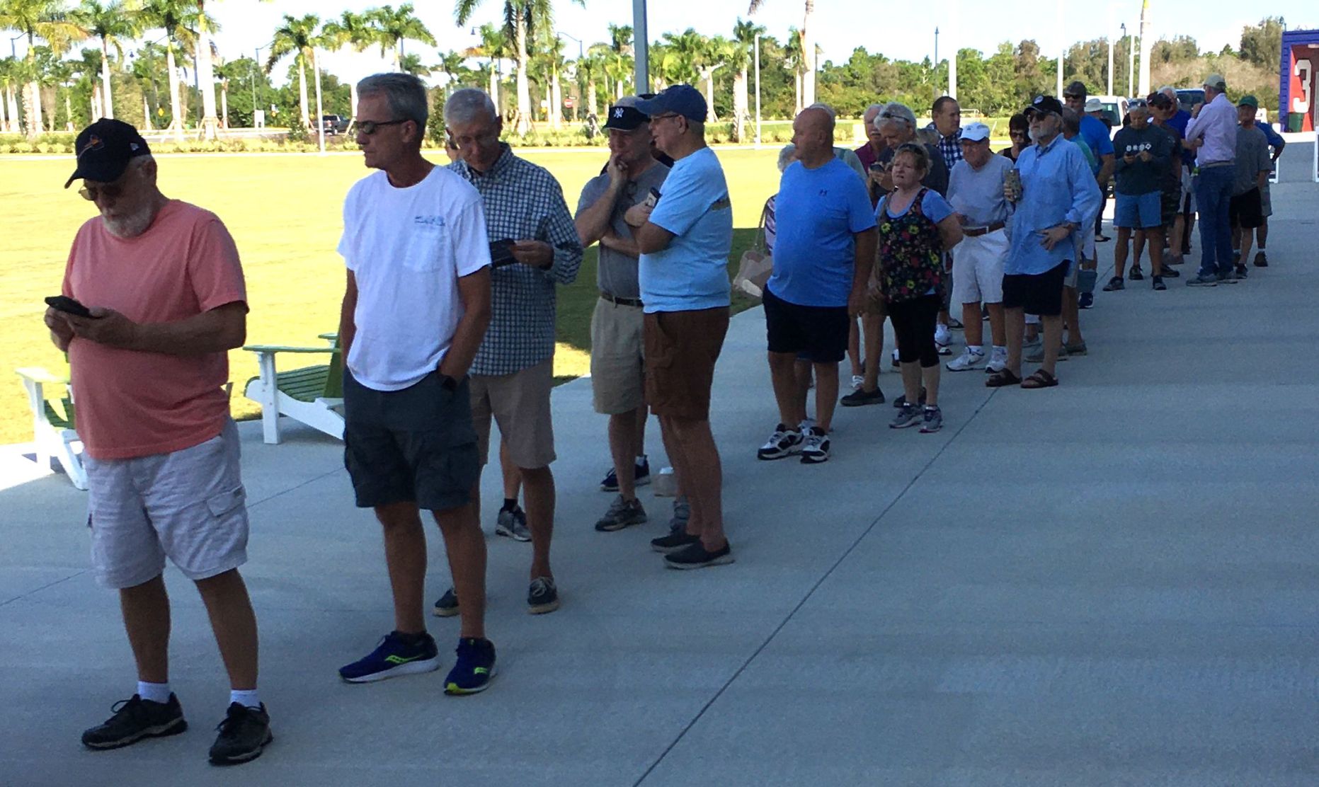 Waiting in long lines for Braves spring training tix